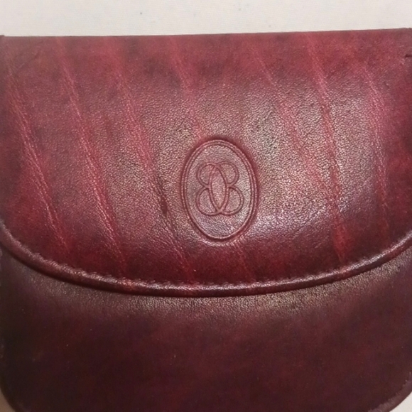 Buxton Burgundy Leather Wallet and Change Purse - Picture 10 of 14